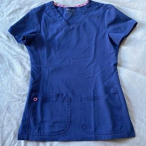 Navy Scrub Top